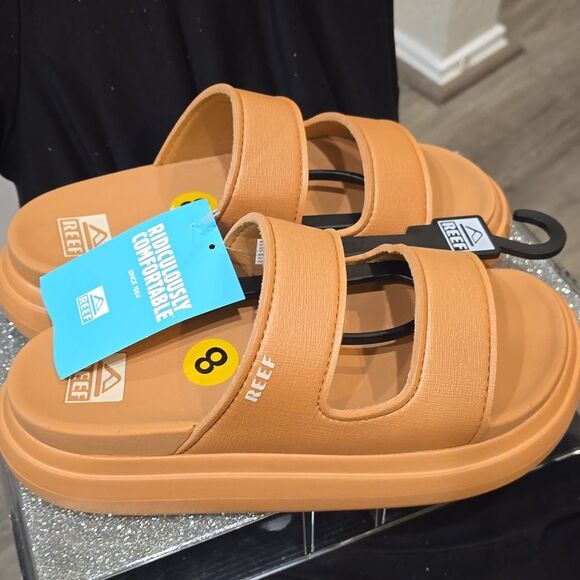 Reef Cushion Bondi 2 Bar Slide Sandal- Natural - Picture 9 of 10